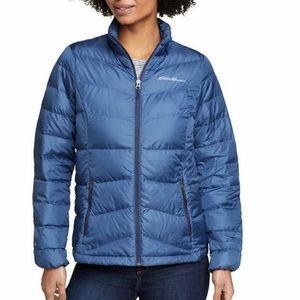 NWT Eddie Bauer 650 Fill Down Lightweight Jacket M Blue